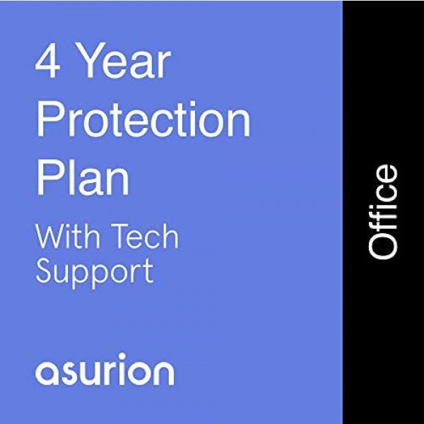 ASURION 4 Year Office Equipment Protection Plan with Tech Support $300-349.99