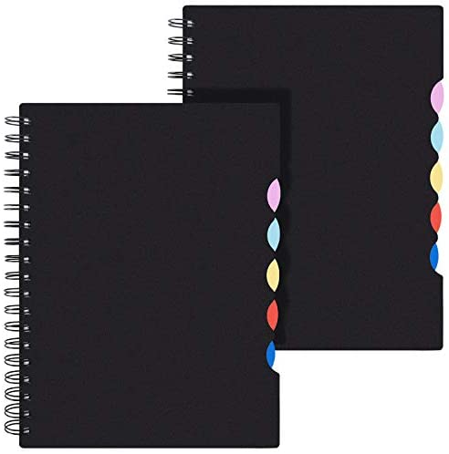 EOOUT B5 Tabbed Spiral Notebook,...