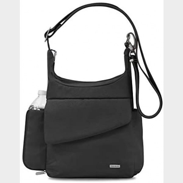 Travelon Women's Anti-Theft Classic Messenger Bag, Black, One Size